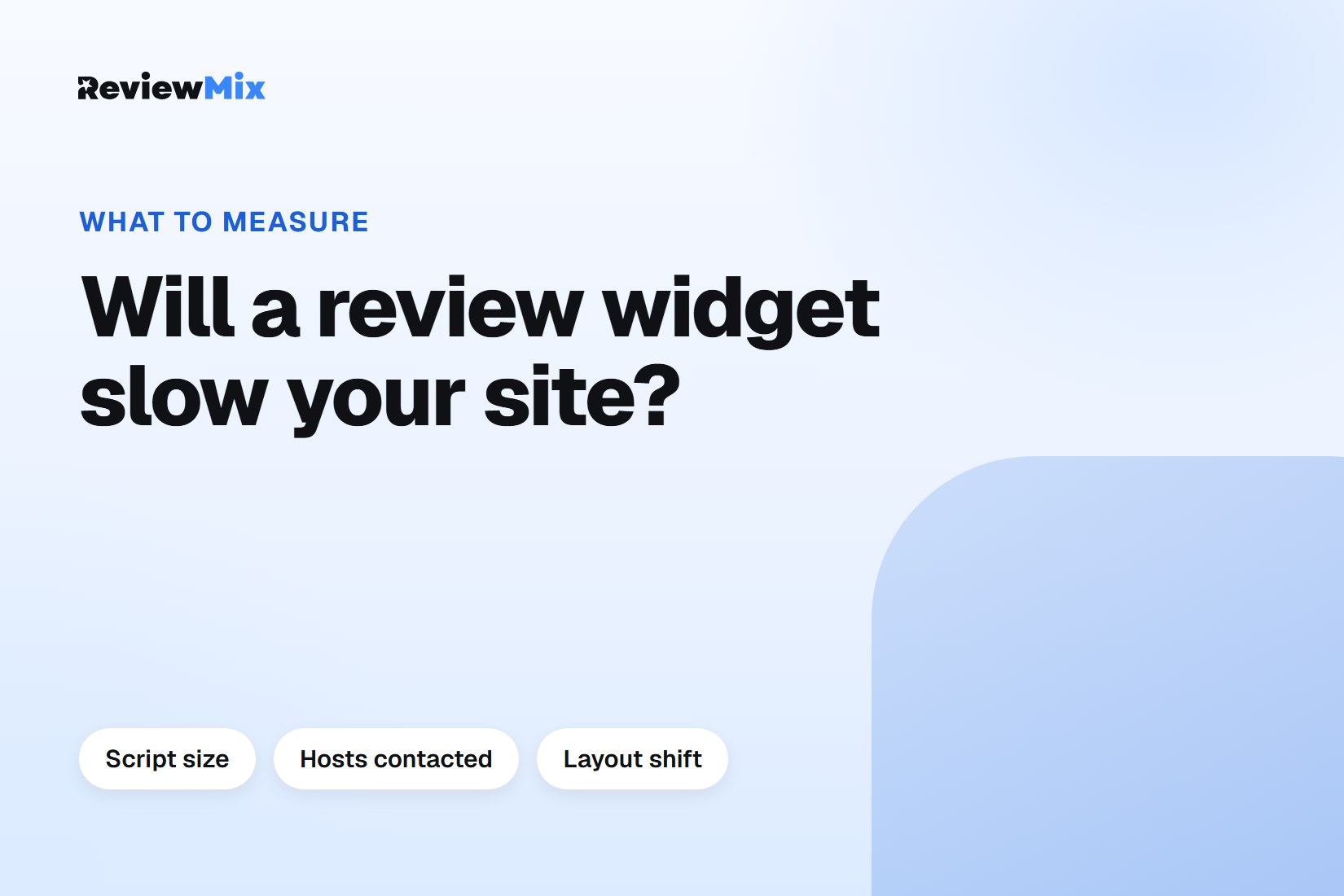 Website owner checking the loading performance of a customer review widget