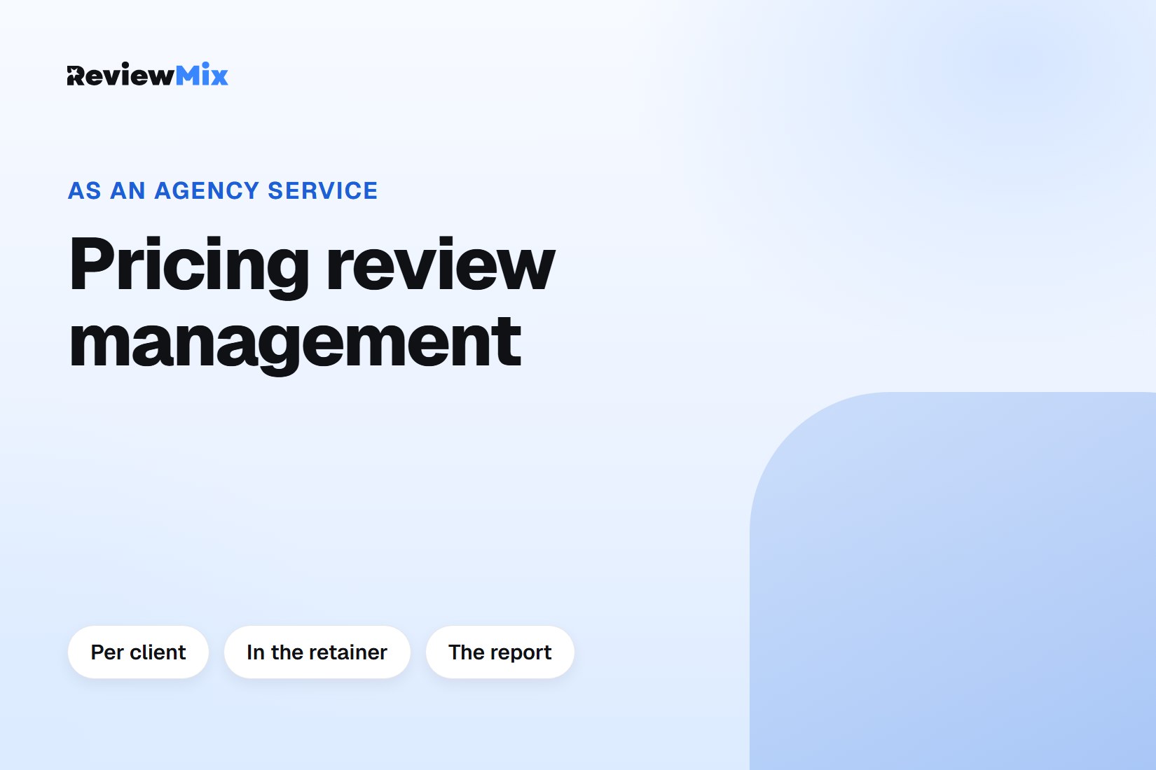Agency account manager preparing review management pricing for local business clients